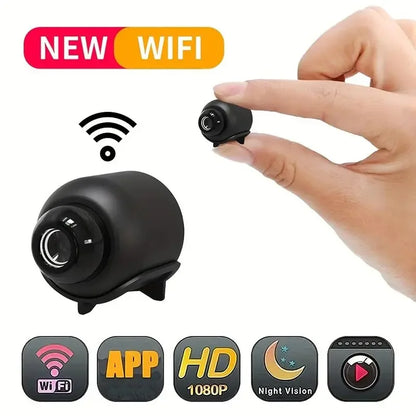 Compact WiFi Surveillance Camera – HD Smart Security Camera with Night Vision, Motion Detection & Remote Monitoring