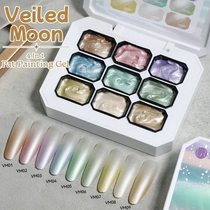 UR SUGAR 9 Colors Gradient Painting Gel – DIY Nail Art Perfection Kit