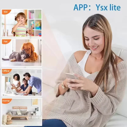 Compact WiFi Surveillance Camera – HD Smart Security Camera with Night Vision, Motion Detection & Remote Monitoring