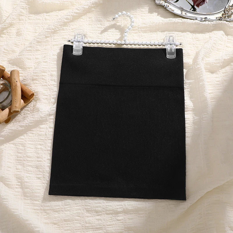 Mini Skirt Slimming Knitted – Chic High-Waist Bodycon Style