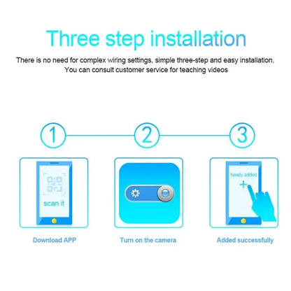 Compact WiFi Surveillance Camera – HD Smart Security Camera with Night Vision, Motion Detection & Remote Monitoring