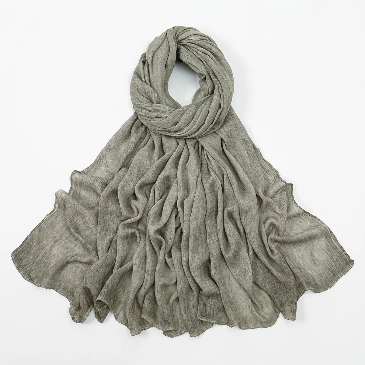 Rayon Cotton Hijab Scarf – Soft Lightweight Shawl for All-Season Elegance