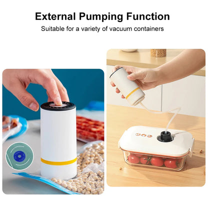 Handheld Vacuum Sealer  — Keep Food Fresh Up to 5× Longer, Anywhere