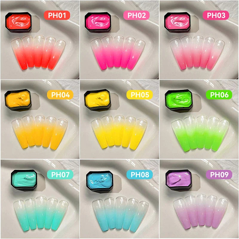 UR SUGAR 9 Colors Gradient Painting Gel – DIY Nail Art Perfection Kit