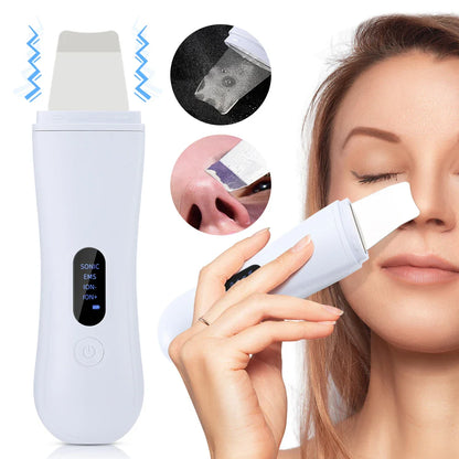 Ultrasonic Skin Scrubber - 4 Modes Facial Lifting Device