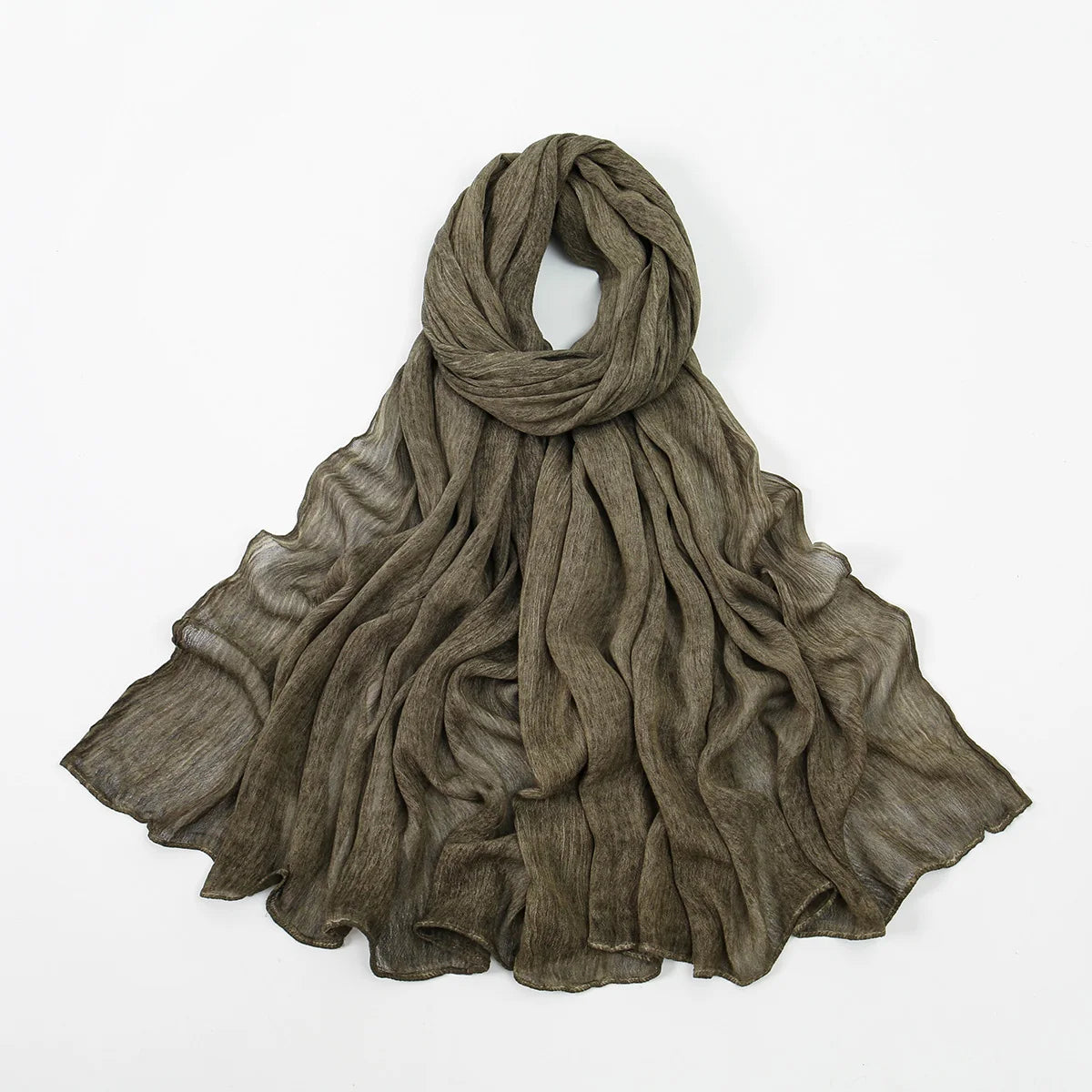 Rayon Cotton Hijab Scarf – Soft Lightweight Shawl for All-Season Elegance