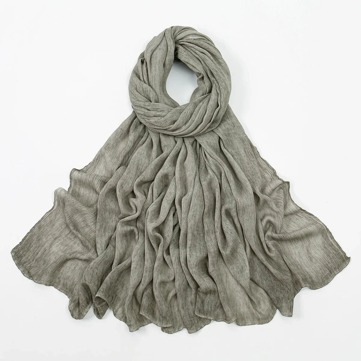 Rayon Cotton Hijab Scarf – Soft Lightweight Shawl for All-Season Elegance