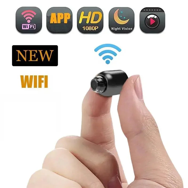 Compact WiFi Surveillance Camera – HD Smart Security Camera with Night Vision, Motion Detection & Remote Monitoring