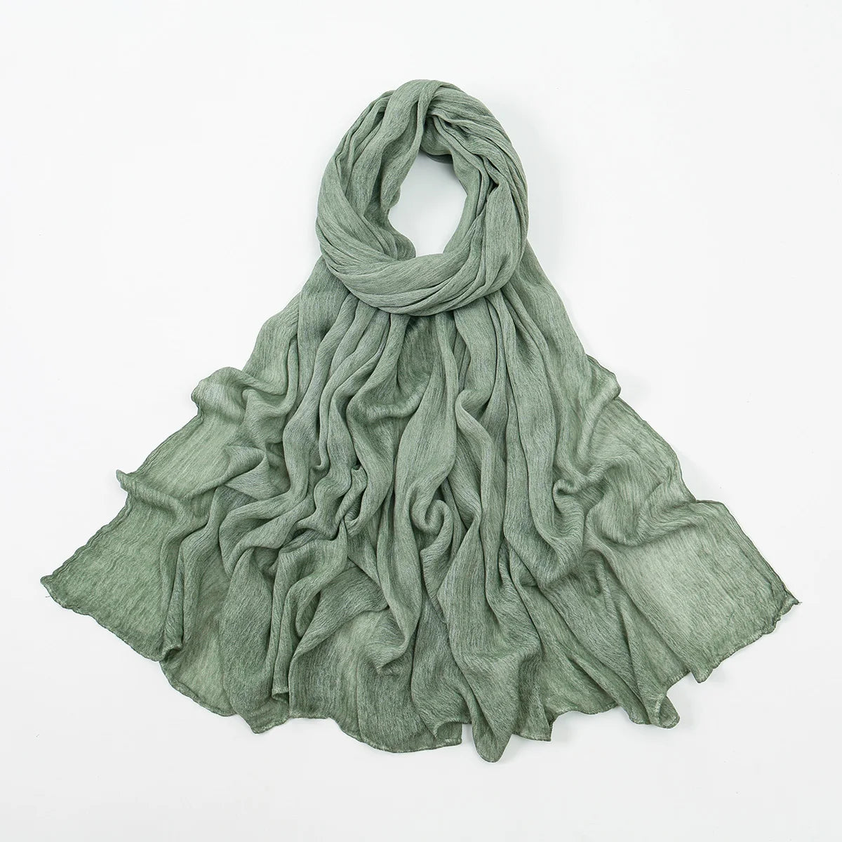Rayon Cotton Hijab Scarf – Soft Lightweight Shawl for All-Season Elegance