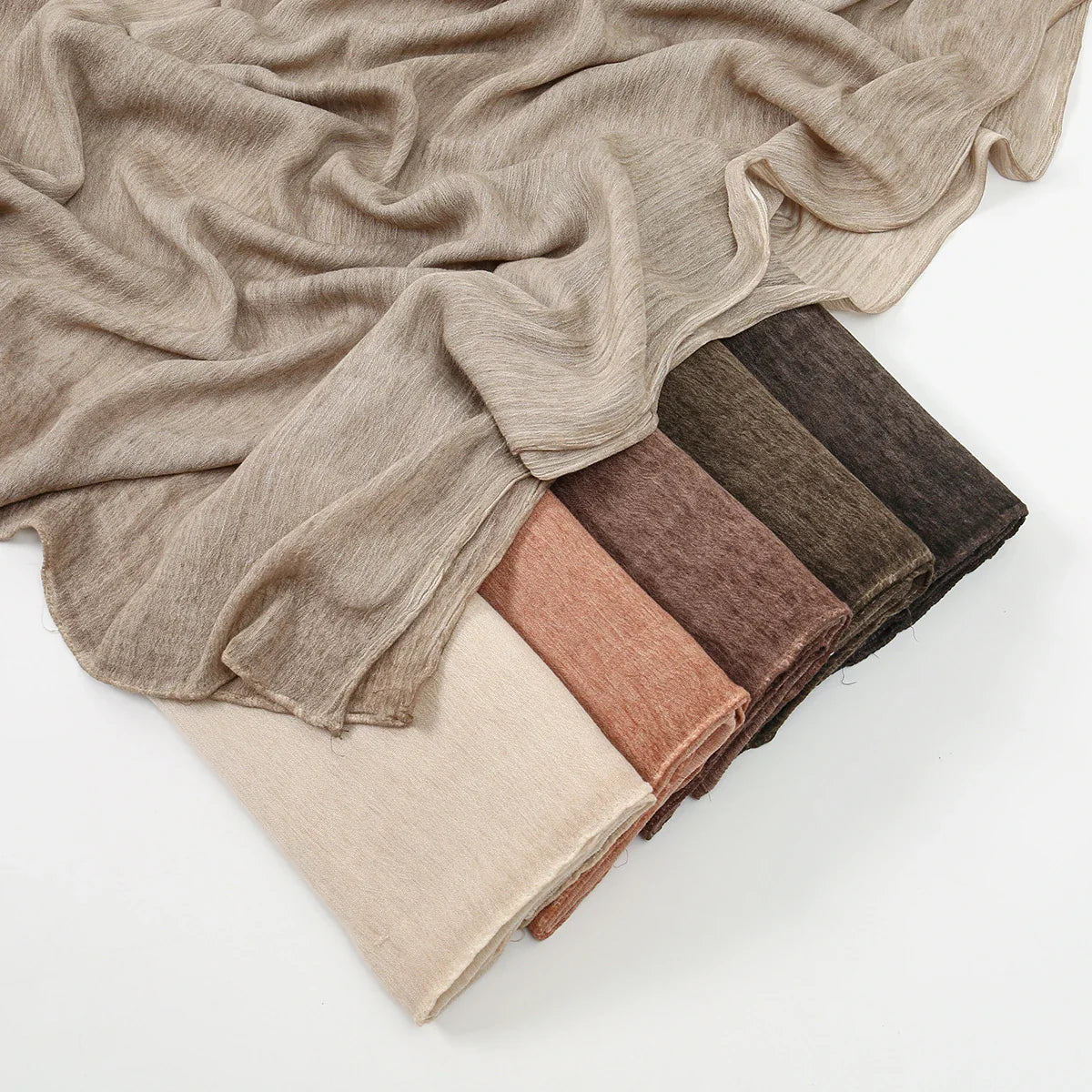 Rayon Cotton Hijab Scarf – Soft Lightweight Shawl for All-Season Elegance