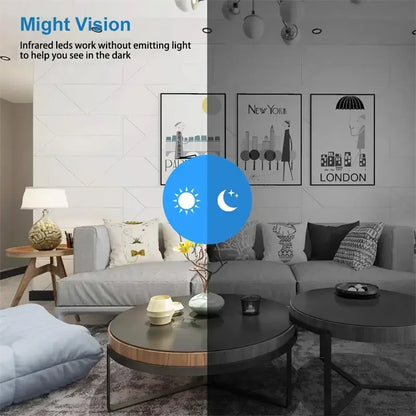 Compact WiFi Surveillance Camera – HD Smart Security Camera with Night Vision, Motion Detection & Remote Monitoring