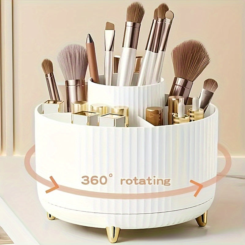 360° Rotating Makeup Organizer – Stylish Cosmetics Storage for Effortless Beauty